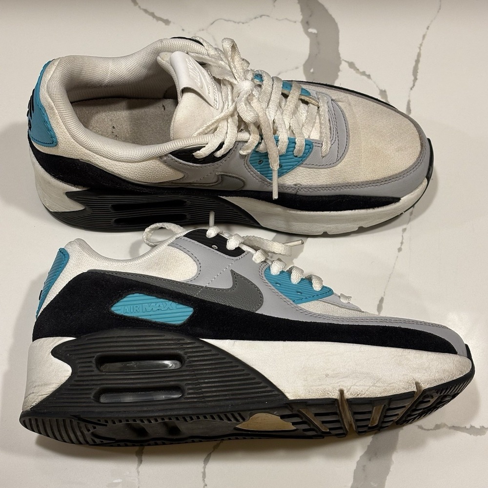 Nike Air Max 90 LV8 Shoes Women's 8.5 Laser Blue Elevate Sneakers FD4328-103